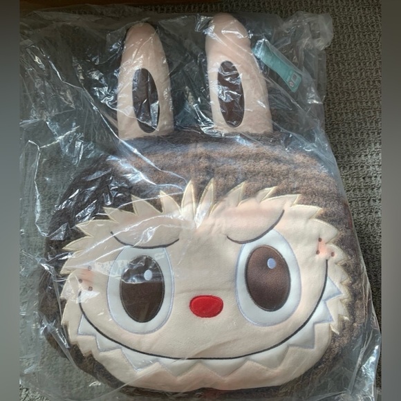 Popmart Labubu Monsters Pillow and Blanket Set Popland Exclusive US SELLER